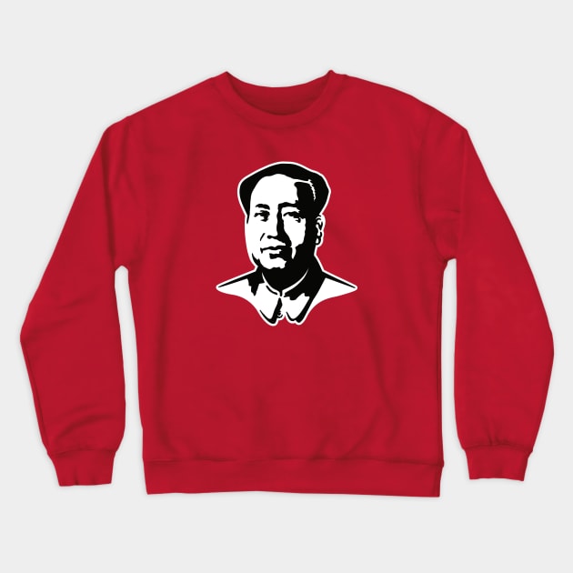 Chairman Mao Zedong Chinese Communism Propaganda Crewneck Sweatshirt by LaundryFactory